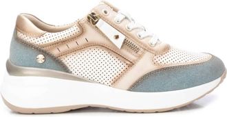 Xti Womens Lace-Up Sneakers In Jeans