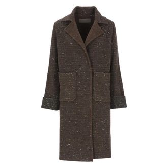 D.exterior D.exterior Abrigos Marr&oacute;n - Coats - Mujer - Marr&oacute;n - M