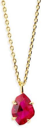 Kate Spade New York treasure trove mini pendant necklace in Fuchsia. at Nordstrom Rack