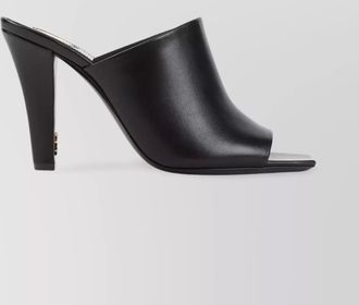 Saint Laurent jill 95 mule leather high heels