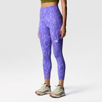 The North Face The North Face Flex Hochgeschnittene 7/8-leggings Mit Aufdruck F&uuml;r Damen Optic Violet Abstract Pitcher Plant Print Gr&ouml;&szlig;e L Damen