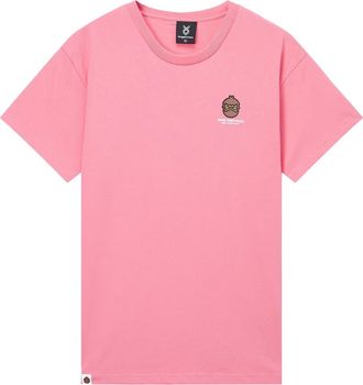 Fingercroxx T-shirt in cotone con logo - Rosa