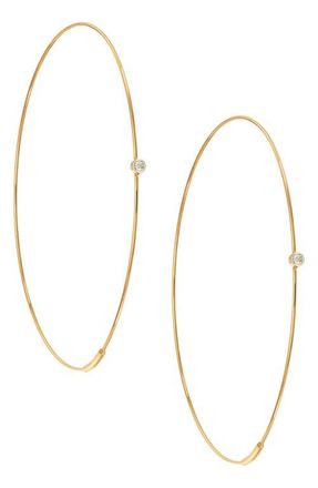 Lana Jewelry Large Magic Hoop Diamond Earrings in Yellow Gold at Nordstrom