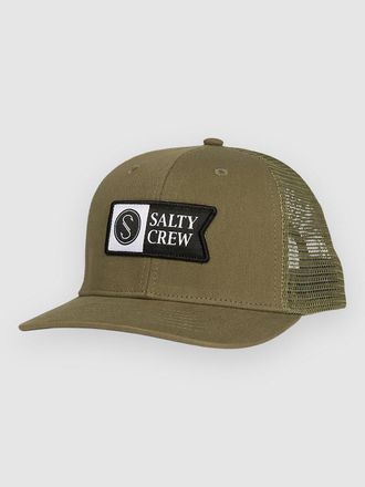 Salty Crew Pinnacle Retro Trucker Kids Cap gr&uuml;n