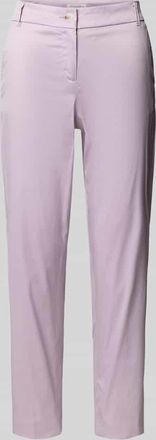 Christian Berg Slim Fit Stoffhose in verk&uuml;rzter Passform in Lavender, Gr&ouml;&szlig;e 34