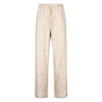 MC2 Saint Barth Wide Trousers, female, Beige, Size: XS/S Ikaria Wide Trousers