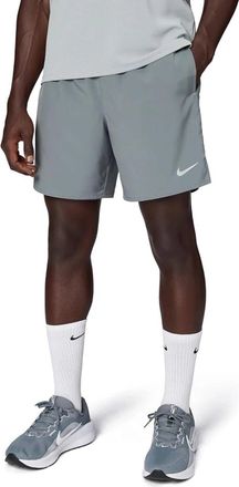 Nike Challenger Running Shorts Men Smoke Gray Dri-FIT 7 Brief-Lined KFC1236