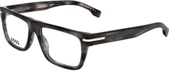 HUGO BOSS Mens 53 mm Grey Opticals