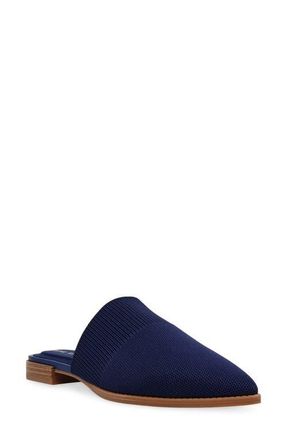 Anne Klein Vassar Mule in Navy Knit at Nordstrom, Size 6.5
