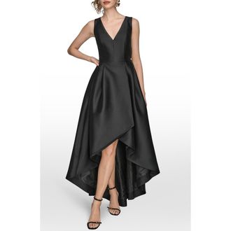DKNY High Low Gown in Black at Nordstrom, Size 10