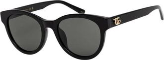 Gucci Emblem Zonnebril - Dames - Accessoires - Zwart - Maat: 54 MM