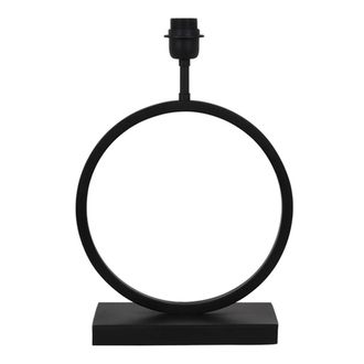 Light & Living L&aacute;mpara De Mesa - Liva - Negro - Metal - - Light&living