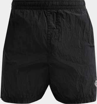 Stone Island Men & apos;s Crinkle Swim Shorts