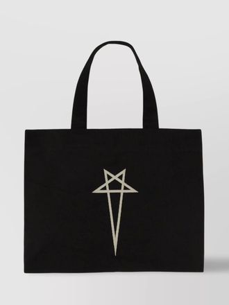 Rick Owens graphic print tote bag
