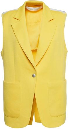 Palm Angels cotton sleeveless jacket - Yellow