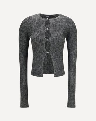 Amiri Lurex Cardigan Female S