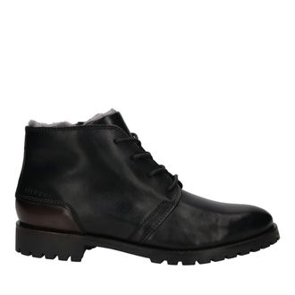 Bugatti Black Paule Rugged Leather Boots
