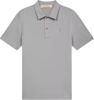 Trussardi Regular Fit Polo-Technical Piquet - Heren - Polos - Grijs - S - Katoen - Tops
