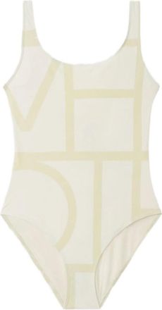 Toteme Natural Monogram Swimsuit