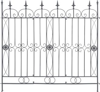 Clp Reja De Jard&iacute;n Mangold En Metal Antracita