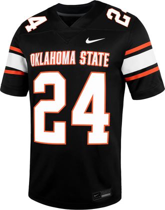 Nike Oklahoma State Nike Mens College Untouchable Game Jersey in Black | P31811J371OKST-BLK