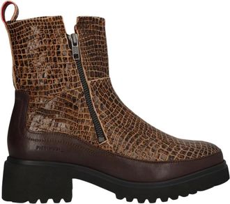 PIEDI NUD 1 Coco 09.13 Enkellaarsjes - Dames - Schoenen - Bruin - Maat: 39 EU Zijde