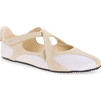 Reformation Terra Sneaker in Almond Suede Mesh at Nordstrom, Size 10.5