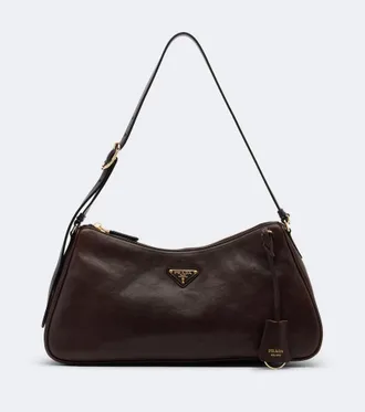 Prada Prada Aim&eacute;e Large leather shoulder bag