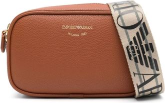 Emporio Armani Crossbody Bag - Dames - Schoudertassen - Bruin - ONE Size - Leer - Tassen