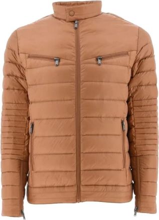 Jott David Down Jacket - Heren - Winterjassen - Bruin - S - Jassen