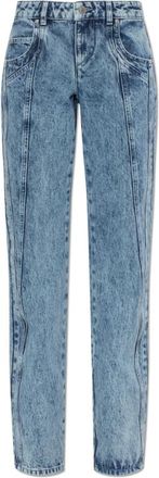 Isabel Marant Straight Jeans, female, Blue, Size: XL Jaylis Jeans