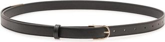 Victoria Beckham Earring Buckle Belt - Dames - Riemen - Zwart - M - Leer - Accessoires