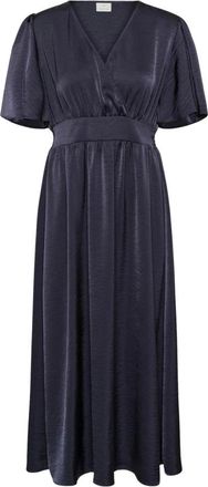 Kaffe KAbelle Wrap Dress - - Dresses - Donna - Blu - S