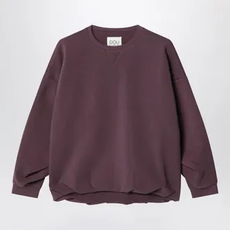 Douuod Plum cotton sweatshirt