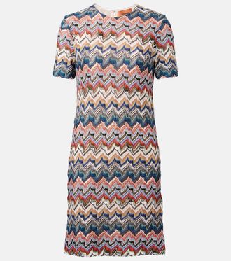 Missoni Zigzag lame minidress