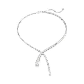 Swarovski Matrix Y Halsketting - Dames - Kettingen - Grijs - ONE Size - Accessoires