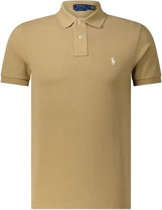 Polo Ralph Lauren Tops, Heren, Bruin, L, Leer, Polo Shirts