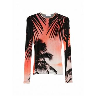 Paco Rabanne Long Sleeve Tops, female, Multicolor, Size: XS Haut Top Long Sleeves