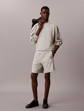 Calvin Klein Shorts deportivos de felpa francesa y mezcla de algod&oacute;n