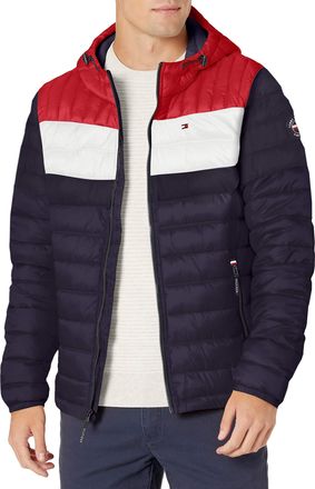 Tommy Hilfiger Mens Water and Wind Resistant Performance Bomber Jacket ...