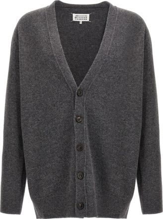Maison Margiela Grey Wool Cardigan