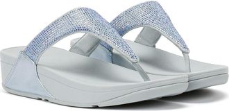 FitFlop Lulu Crystal Dames Blauwe Sandalen