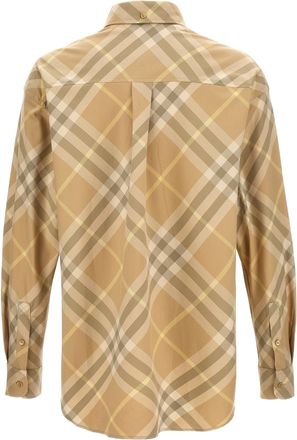 Burberry Mens Beige Cotton Blouse