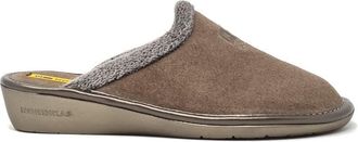 Nordikas Natala III Womens Faux Fur Lined Suede Mule Slippers 5 UK Piedra Suede