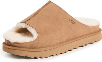 UGG Womens Greenport Slide Sandal, Chestnut, 6 UK