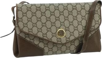 Gucci Pre-owned Cross Body Bags, female, Beige, Size: ONE SIZE Pre-owned Vintage Cross Body Bag