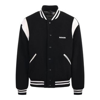 Barrow Bomber Jackets, male, Black, Size: XL Varsity Jacket
