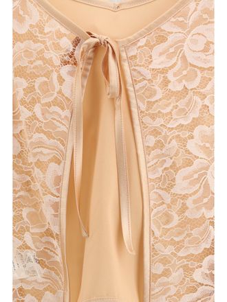 Kristina Ti Womens V-Neck Silk Blouse Orange Outer Shirt
