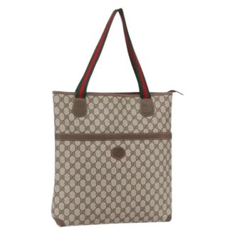 Gucci Pre-owned Tote Bags, female, Beige, Size: ONE SIZE Pre-owned Plastic gucci-bags