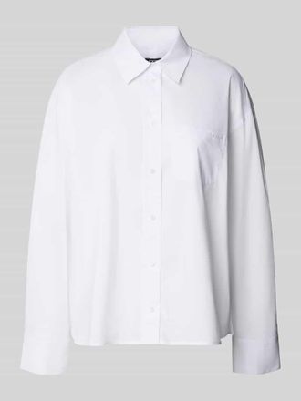 Joop Hemdbluse mit Knopfleiste Modell Bibi in Weiss, Gr&ouml;&szlig;e 42